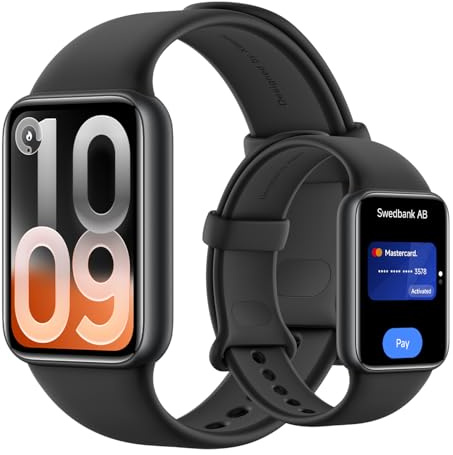 XIAOMI Smart Band 10 Pro NFC, Fitness Tracker Uomo Donna, Nero