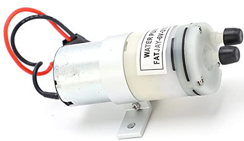 Luocute Pompe à Eau RC, Pompe de Refroidissement par Eau 370 3-6 V Prise JR à Faible Bruit avec Interrupteur pour Moteur de Bateau RC ESC