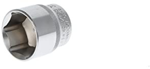 GEDORE red Douille, Entraînement 1/2 12,5 mm, 6 pans, Diamètre 32 mm, Outil, R610003206, Acier chromé