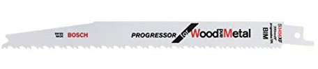 Bosch Sabre Saw Blades S3456XF Progressor For Wood & Metal 200mm 5pk | 2608654406
