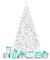 GOPLUS Árbol de Navidad Blanco de 150/180/210/240 cm, decoración navideña Festiva, Abeto con Soporte de Metal, decoración navideña para Interior y Exterior (240cm Blanco)