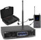 Wireless In Ear Monitor System - PD800 UHF Professional Personal Audio Monitoring Set, 20 Channel Stereo Transmitter, Bodypack Receiver & Earphones for Live Music Stage Performance (863-865MHz)