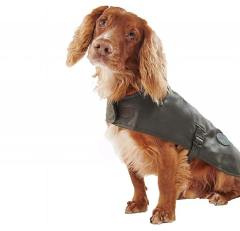 Barbour Wax Dog Coat DCO0003 Olive S
