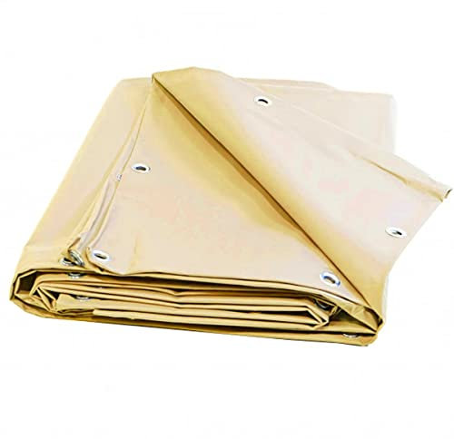 Univers Du Pro Bâche Pergola 6 x 4 m Ivoire PVC Grammage 640 g/m2 Haute Protection UV