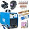 WIG Schweißgerät DC 200 A - SET 56 Teile - Elektrodenschweißfunktion - Kombi mit Plasmaschneider 50 A - Pulsfunktion - Gasvor- & Nachlauf - Stroman- & Abstieg - Inverter - VECTOR WELDING