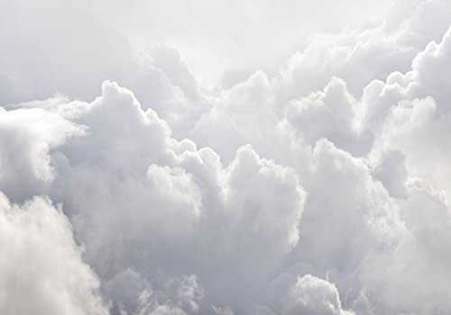 decomonkey Fototapete Himmel 400x280 cm Tapete Fototapeten Vlies Tapeten Vliestapete Wandtapete moderne Wand Wandbild Schlafzimmer Wohnzimmer Wolken