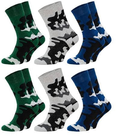 CHiLI Lifestyle Socks THERMO OUTDOOR Thermosocken 6 Paar super warme Wintersocken Weichbund Damen Herren 39-42/43-46