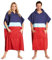 CityComfort Badeponcho Damen und Herren Kapuzenhandtuch, Baumwolle Frottee Surf Poncho (One Size, Mehrfarbig)