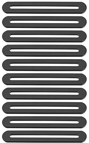 Be In Your Mind 10 Stück Gerade Edelstahlplatten Ohne Schrauben, Verstellbare Flachverbinder Zur Reparatur Befestigung von Holzmöbeln Und DIY-Projekten Lochinstallation