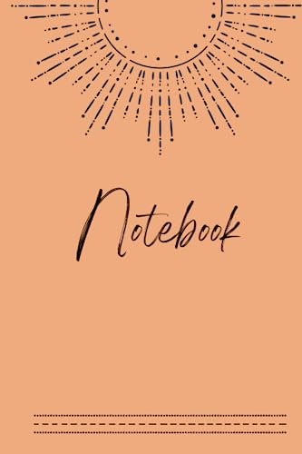Notebook: Boho Celestial Style Notebook