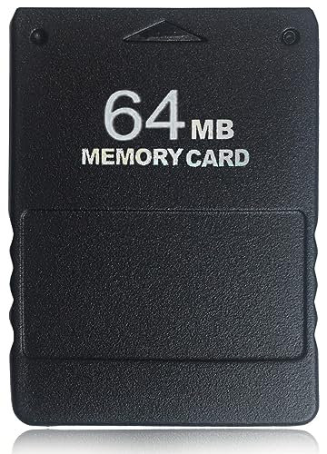 Hyamass 64MB Game Memory Card with FMCB Function for Sony Playstation 2 PS2, Ability to Storage Games or Make Hard Disk Boot Program Card,such as FMCB Free McBoot v1.953/v1.966 and Other Programs