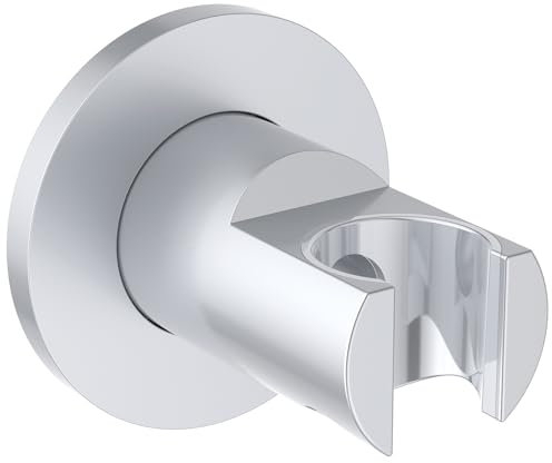 Ideal Standard BC806SI Idealrain Brausehalter für Handbrausen, nicht schwenkbar (fix), Silber (Silver)