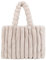 DKIIL NOIYB Damen Plüsch Handtaschen Damen Puffy Tote Bag Gesteppte Schultertaschen Süße Weiche Luftpolster Umhängetaschen Stepptasche Einkaufstasche Kunstfell Tragetaschen