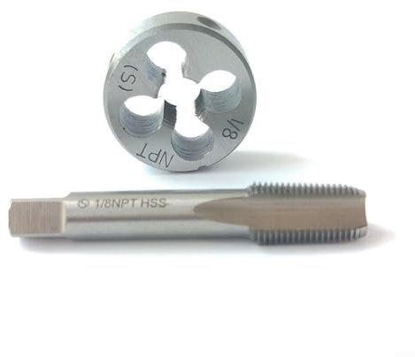 1/8 NPTtaps & Dies, 1/8-27 NPTRight Handgewinde-Gewindebohrer, Handgewindebohrer, Windeisen Set