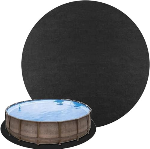 Huaerle Pool-Bodenpolster, Pool-Bodenpolster, runder Boden auf Poolmatte, Schwimmbadmatte, Bodenschutz, Pool-Matten, Schutzboden, Schwimmbäder, aufblasbare Whirlpools, Bodenpolster, Spa-Pool-Zubehör