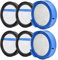 BlissfulAbode Pre-Motor Filters HEPA Filter Set für AEG ASKW4 kabelloser Staubsauger - Vormotorfilter & Filter - Waschbar - verbesserte Saugleistung - für AEG 8000 Akku-Staubsauger(6 STÜCK)