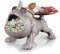 Französische Bulldogge Figuren Statue, Bulldogge Tablett Deko, Hund Skulptur Schlüsselschale für Wohnzimmer, Eingangsbereich, Büro, Schreibtischdekoration (Lila)
