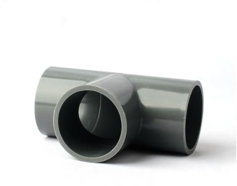 1 unidad de diámetro interior de 40 Mm de igual diámetro, conectores en T de PVC, tubería de agua for sistema de riego de jardín, riego de flores