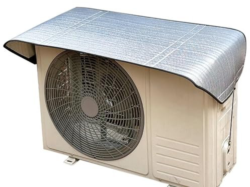 ETUCYNG Cubierta de montaje para unidad exterior, cubiertas de aire acondicionado para unidades exteriores - Ocultador de CA para unidad exterior - Ocultador de aire acondicionado, cubierta de aire