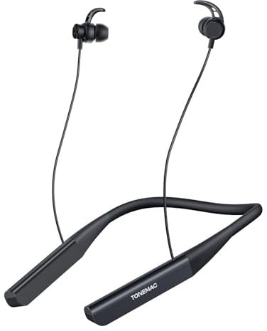 TONEMAC N19 In Ear Kopfhörer Bluetooth,Bluetooth Kopfhörer Sport,Bluetooth Kopfhörer mit Kabel,Kopfhörer Kabellos Bluetooth 5.3,IPX6 Wasserdicht Earbuds mit ENC Mikrofon für Joggen,Workout