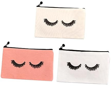 BELLIFFY 3stücke Multifunktionale Zipper Kosmetiktasche Wasserdichtes Makeup Täschchen Für Camping Und Alltag Canvas Druck