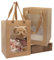 YDHfdc 10 Stück Papiertüten mit Henkel Geschenktüten Papier Papiertüten mit Fenster 18x13x25cm Geschenktaschen für Verpacken von Geschenken, Süßigkeiten, Keksen