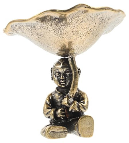 DECHOUS Lotus-leaf Shape Teacup Holder Metal Candle Holder Table Centerpiece Desktop Candlestick