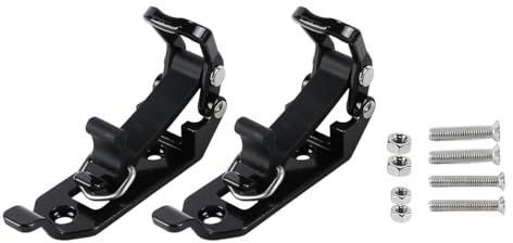 ANCLLO 2 PCS Schaufelhalter Dachgepäckträger für LKW, Halterklemme, Schaufelhalterung für Dachgepäckträger für LKW Auto Boot Schwarz
