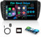 Lehwey Bluetooth Autoradio mit Bildschirm für Seat Ibiza 6j IV 2008-2014 mit Navi WLAN AM/FM, Apple Carplay, Android Auto, Lenkrad Strg, 2Din Android 13 Dab Auto Radio Touch Display 7 Zoll