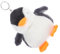 Mipcase Plüsch Pinguin Schlüsselanhänger Kreativer Plüsch Tier Anhänger für Rucksack oder für Geburtstage Fliege