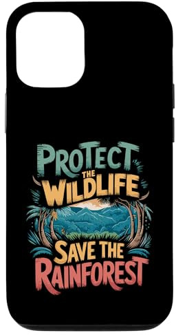 Save the Rainforest Eco Awareness Design Case for iPhone 12/12 Pro