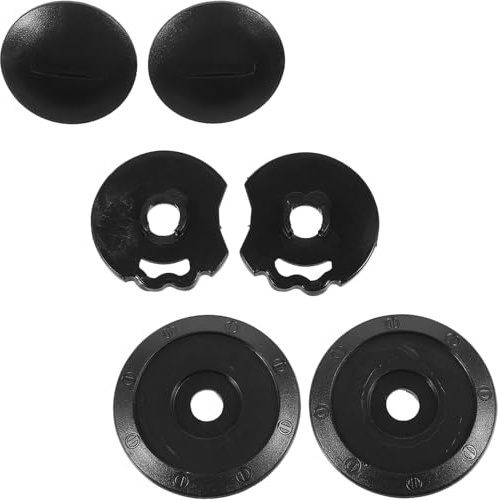 Kit Accessori per Meccanismo Casco Moto 6 Pezzi in PC Nero | Porta Casco Moto, Caschi Ricambi, Viti Visiera Casco, Ricambi Casco, Accessori Motocicletta