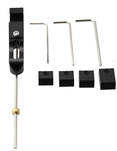 EaseSunny Recurve Bow Clicker Bogenschießen Signalstück Gerades Zugdesign CNC Metallkonstruktion Einstellbarer Schieber für Präzisionsschießen Kompatibel mit Recurve Bow Visieren