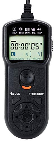 JJC Intervalometer Timer Remote for Sony A6000 A6400 A7IV A7III A7II A7RV