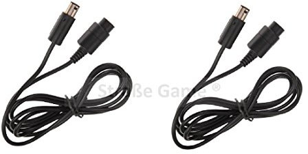 2 x Câble d'extension - rallonge pour manette Nintendo GameCube NGC - 1,8 mètre 2 x Câble d'extension - rallonge pour manette Nintendo GameCube NGC - 1,8 mètre