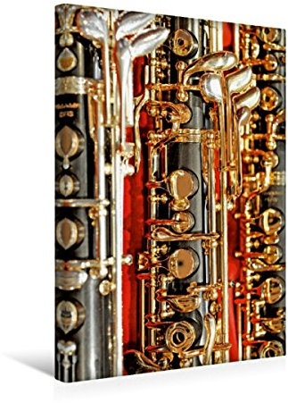 Premium Textil-Leinwand 30 x 45 cm Hoch-Format Ein Bild des Zeitplan seiner Oboe | Wandbild, HD-Bild auf Keilrahmen, Fertigbild auf hochwertigem Vlies, Leinwanddruck von Patrice THEBAULT