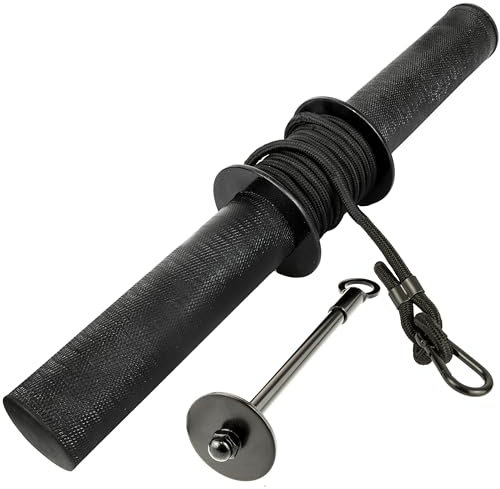 C.P. Sports Profi-Unterarmtrainer, Handgelenktrainer, Griffkrafttrainer, Wrist Roller, Handgelenk und Unterarmtrainer mit und ohne Fat Grip, Rudergriff, Fingerhantel