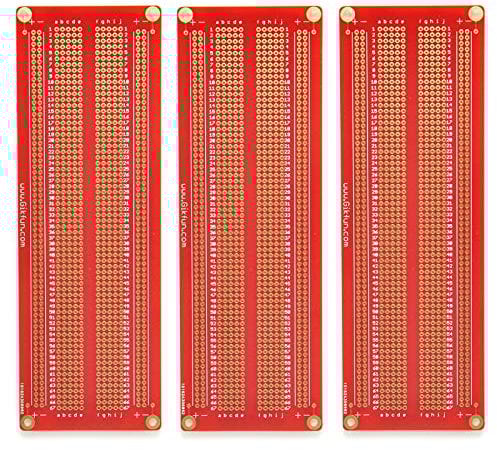 Gikfun Large Solder-able Breadboard Gold Plated Finish Proto Board PCB DIY Kit for Arduino GK1008U