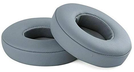 LondonExpress Replacement Earpads Cushions Protein Leather/Memory Foam Ear Pads Compatible with Beats Solo 2.0 / Solo 3.0 Wireless ON EAR Headphones Only (Grey)