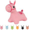 Hoppimals Tootiny Hüpftier, Hüpfpferd, Hüpftier ab 1 Jahre, Perfekt für Gymnastik & Geschicklichkeit für Kinder, Verpackt im Geschenkkarton, inklusive Pumpe - Baby-Hüpfer ROSA