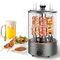 0℃ Outdoor Griglia per Barbecue Verticale Elettrica, 3 in 1 Girarrosto per Barbecue Verticale per Elettrodomestici da Cucina Multifunzione per Barbecue da Cucina All'aperto e al Coperto,Timing