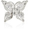 Thomas Sabo Damen Einzel Ohrstecker Schmetterling weiße Steine 925 Sterlingsilber H2195-051-14