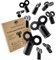 10x WEIDEBACH® llave de radiador negra, para purgar cualquier radiador, ROBUSTO Y ESTABLE, reduce el ruido, llave para purgar radiadores