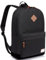 Kasgo Schulrucksack, Wasserabweisend 15.6 Zoll Laptop Rucksack Daypack Klassischen für Teenage Jungen Herren Damen Reise Schwarz