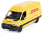 Toyland® DHL Pull Back & Go MB Sprinter Van – Diecast – Maßstab 1:48 – Spielzeugfahrzeuge – Geeignet für Kinder ab 3 Jahren