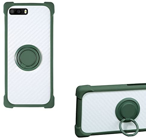 Coque pour Klipad Smartphone 5,0” 4G LED Coque Compatible avec Klipad Smartphone 5,0” 4G LED Coque Étui Support de Bague métallique 360° en PC + Silicone CSKB-LV