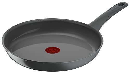 Tefal Renewal Poêle à frire 26cm revêtement céramique antiadhésif, éco-conçu, aluminium recyclé, cuisson saine, Thermo-Signal™, tous feux + induction, C4260553