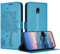 JayModCase Hülle für Samsung Galaxy J7 2017 /J730, Leder Klapphülle Schutzhülle mit [Kartenfach] [Standfunktion] [Magnetverschluss] Handyhülle Kompatibel mit Samsung J7 2017 - Blau