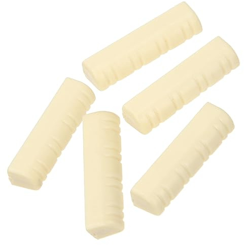 TOYANDONA 5pcs Professional Mandolin Bone Nut Slotted Mandolin Nut String String Replacement Parts