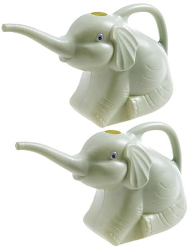 2 Regaderas De Elefante, Boquilla Larga, Regadera Pequeña para Animales, Macetas De para Animales, Regadera Decorativa para Plantas De Jardín De Interior, Flores, Juguetes De Verano